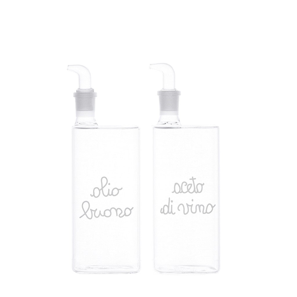 SET 2 BOTTIGLIE 400ML FILO OLIO BUONO-ACETO DI VINO