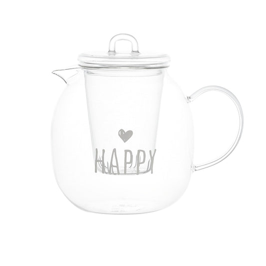 TEIERA IN VETRO 1000ML HAPPY