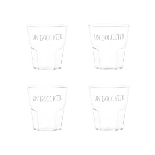 SET 4 BICCHIERI UN GOCCETTO