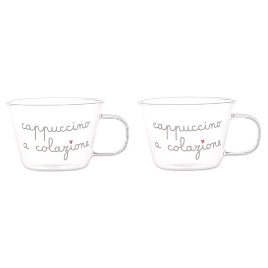 SET 2 TZ TE' CAPPUCCINO A COLAZIONE
