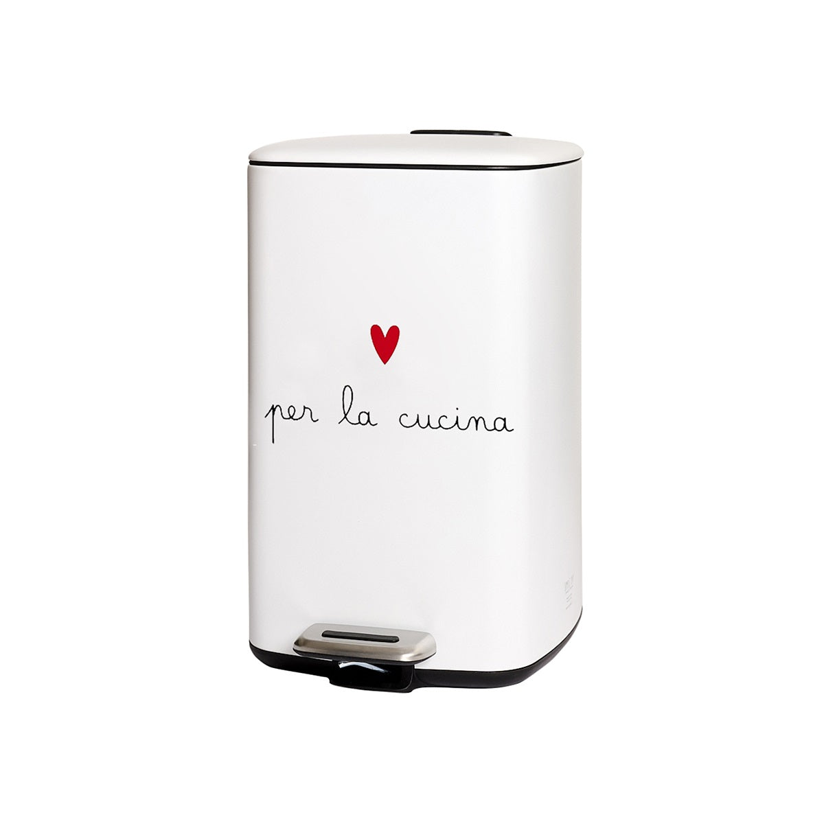 PATTUMIERA 20L BIANCA PER LA CUCINA 37x27xh45