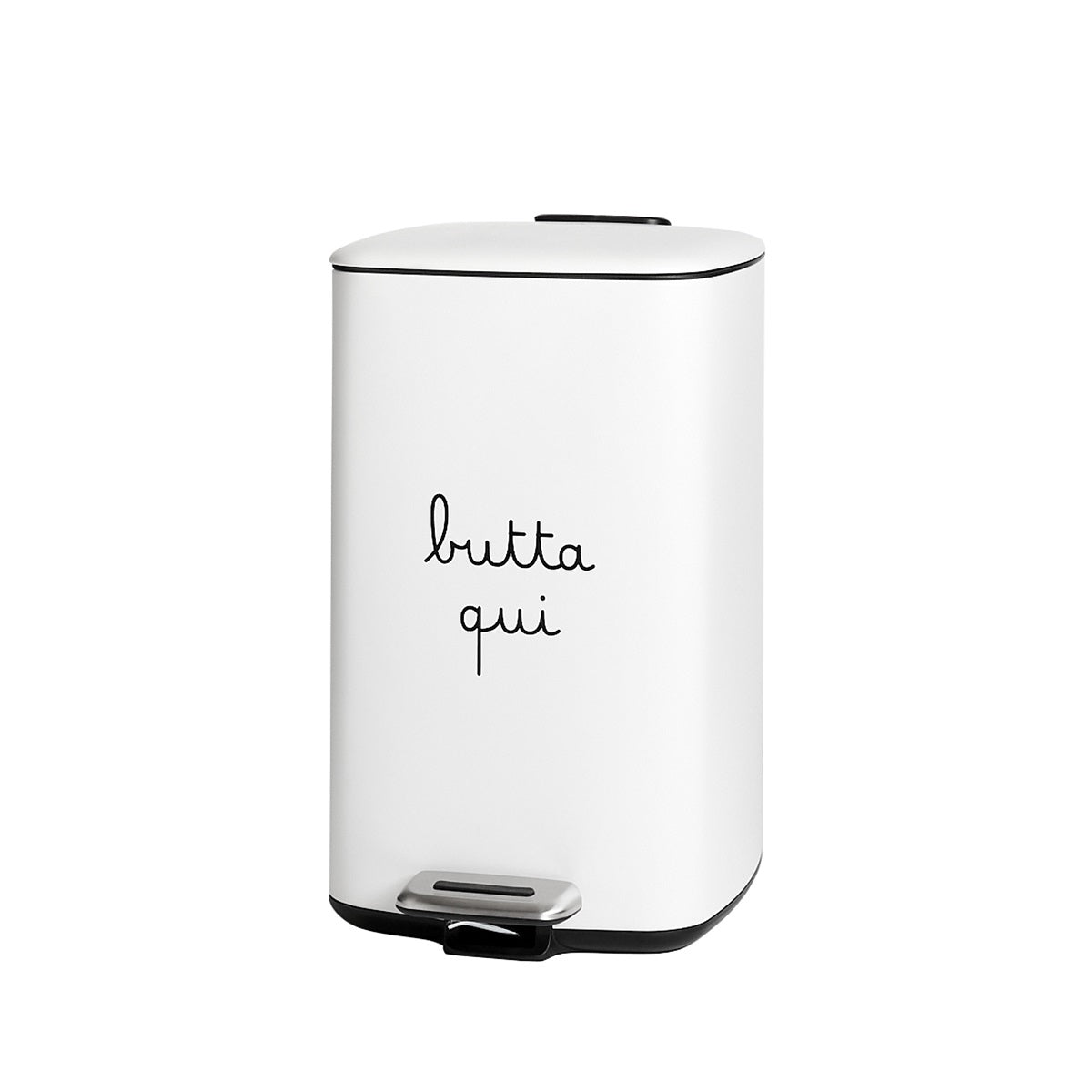 PATTUMIERA 20L BUTTA QUI 37x27xh45 BIANCA