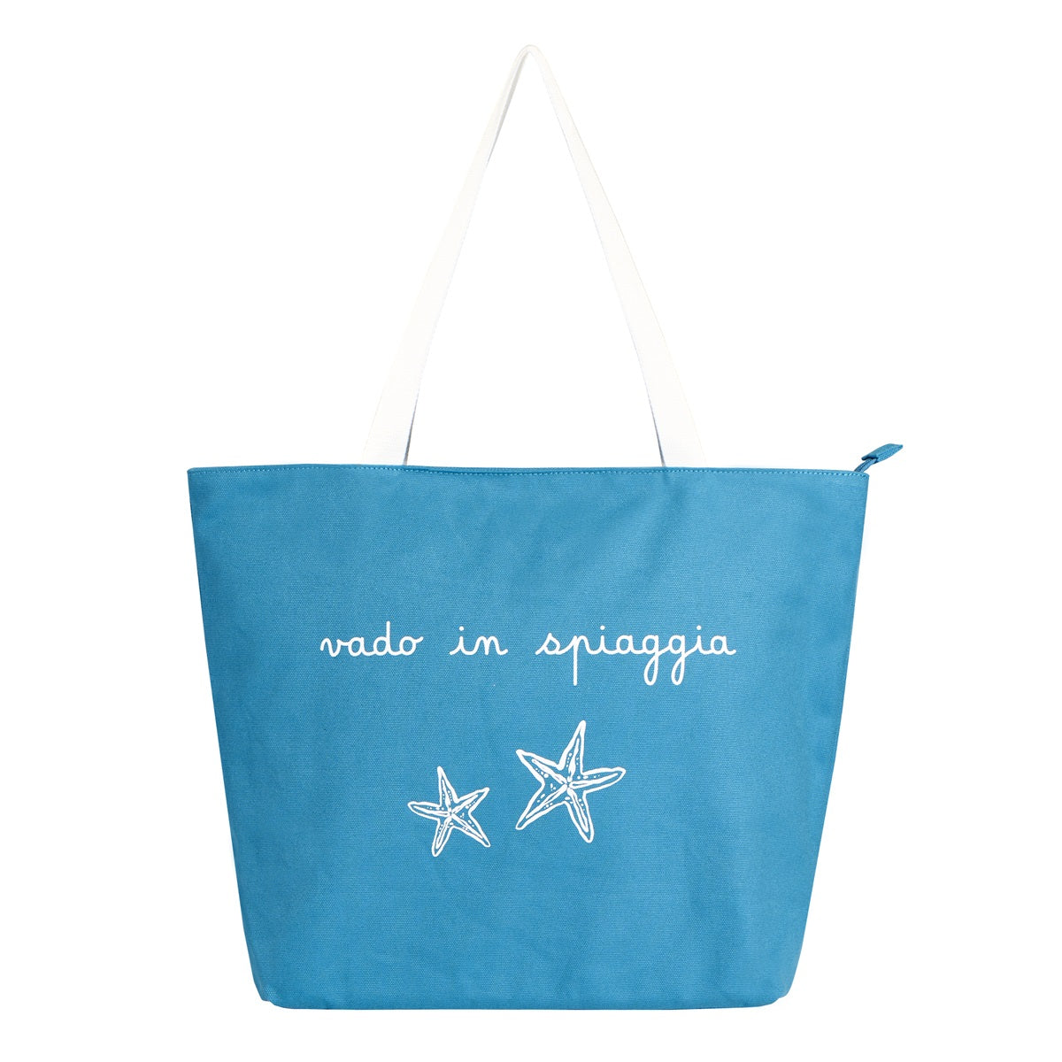 BORSA 50X38X12 COBALTO VADO IN SPIAGGIA