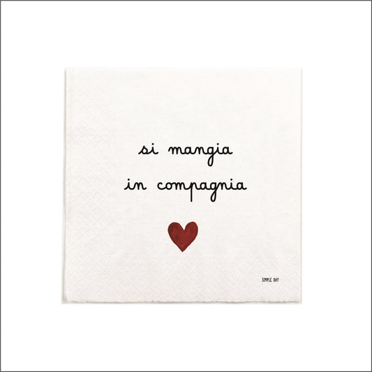 SET 20 TOV. CARTA SI MANGIA IN COMPAGNIA 33X33