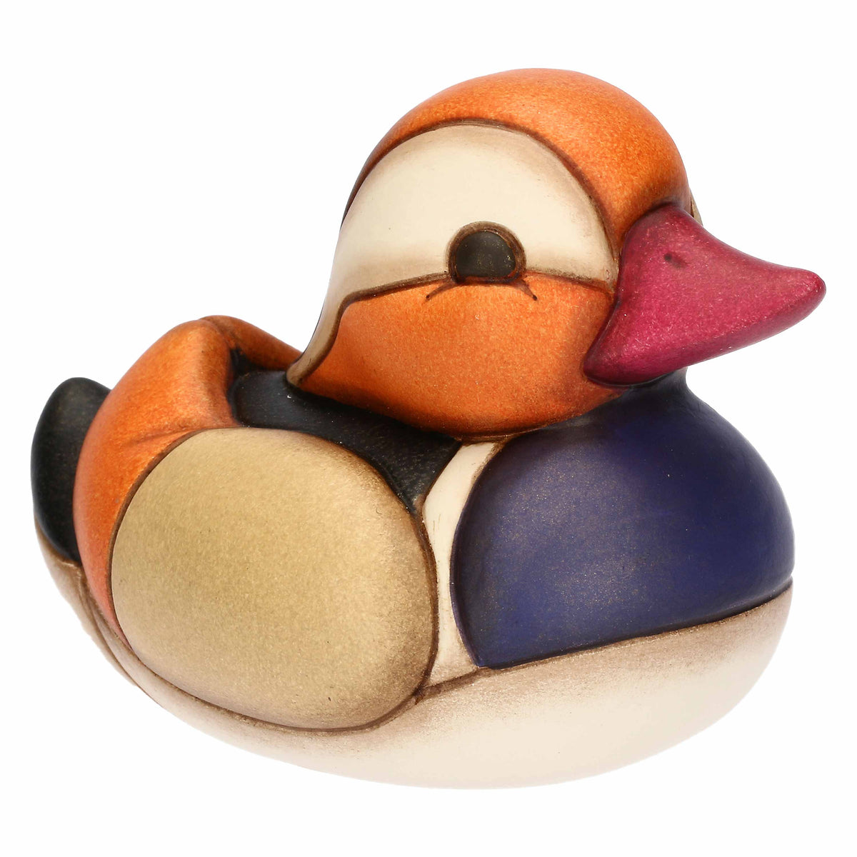 Anatra mandarina in ceramica, piccola – Thun
