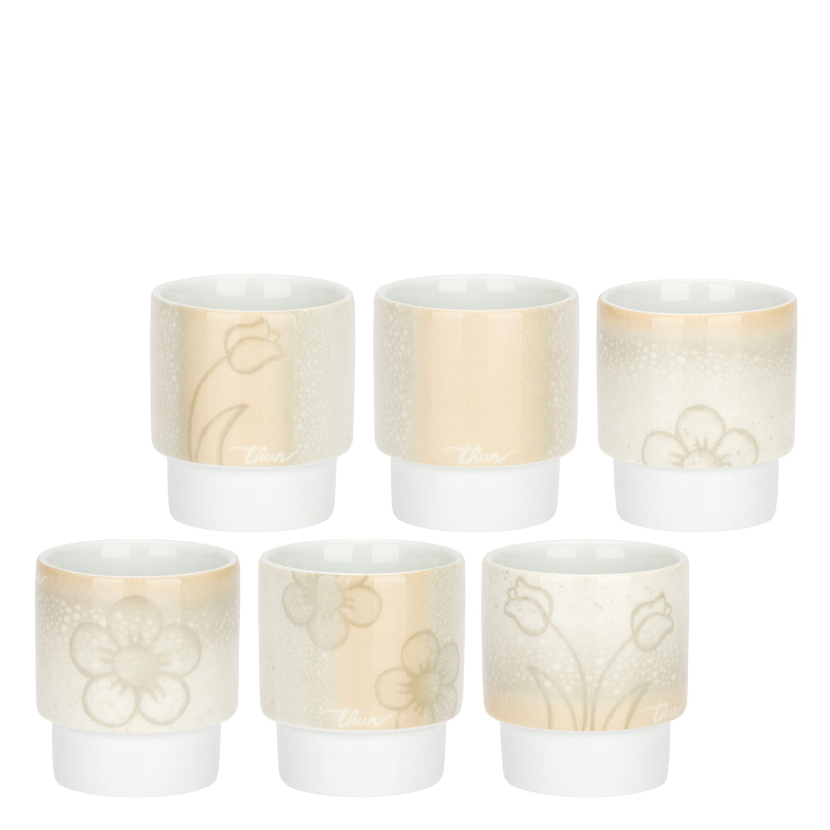 Set 6 caffeini in porcellana Pure Elegance – Thun