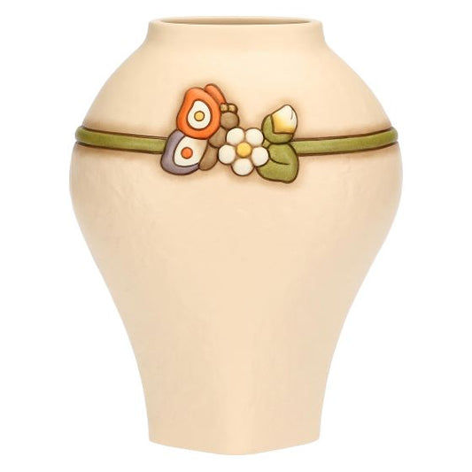 Vaso in ceramica con farfalla Country Bloom, grande