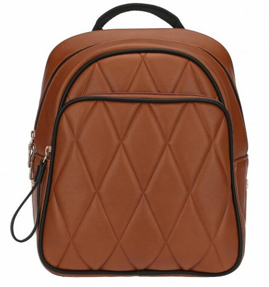 Zaino in ecopelle trapuntato