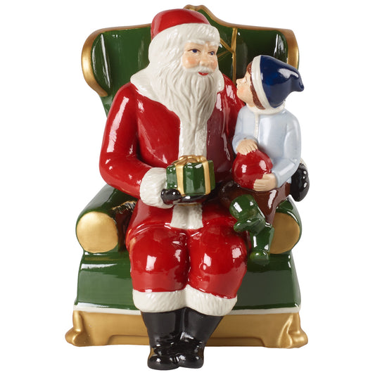 Carillon, Babbo Natale su poltrona 100 x 100 x 150 mm