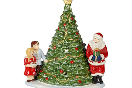 Babbo Natale su albero 200 x 170 x 230 mm