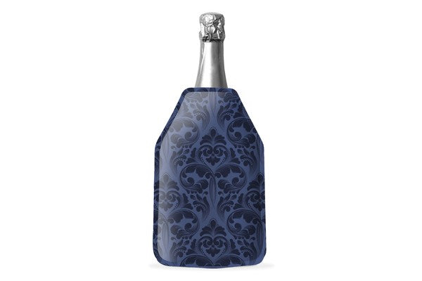 Glacette morbida. Decoro DAMASCO BLU.
