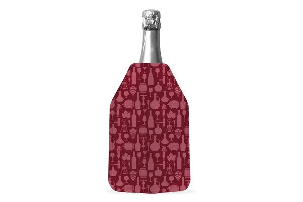 Glacette morbida. Decoro VINO.