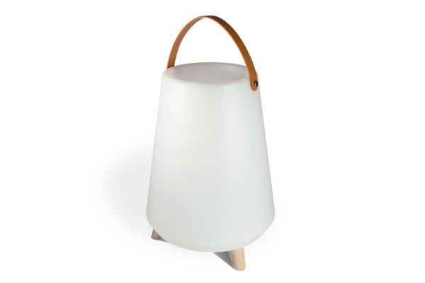 Speaker bluetooth, lampada LED, porta bottiglie Ø30x41 cm.